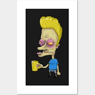 Beavis Before Coffee Posters and Art